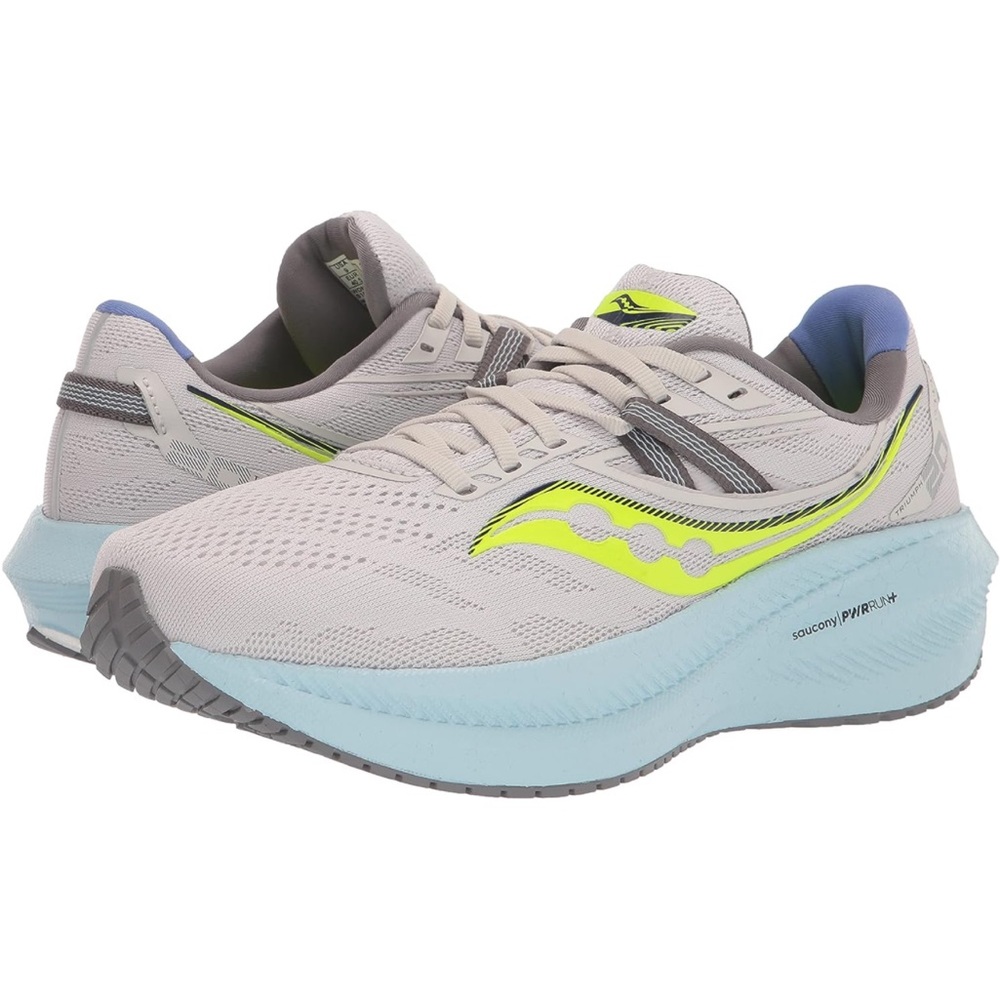 Women’s Saucony Triumph 20 running shoe size 8 color “fog/vapor”